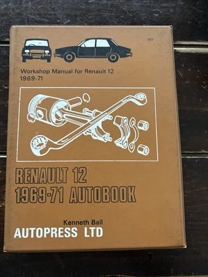 Manual de taller para Renault 12 1969-71 Autobook Foto 1 de 4