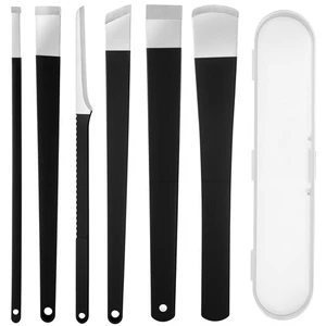 6 Pcs Stainless Steel Ingrown Toenail Removal Kit Pedicure Tools Callus Shaver - Picture 1 of 7