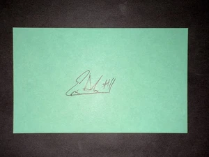 Tarjeta de índice firmada 3x5 Eric Hacker, Piratas (debut en 2009) (HS) - Imagen 1 de 1