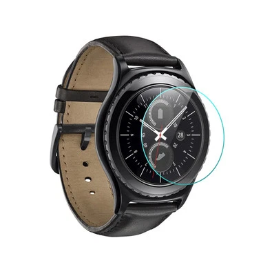 0.3mm 23-46mm Tempered Glass Screen Watch Dia. Protector HD For Garmin Samsung - Image 1 of 4
