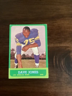 1963 Topps - Deacon Jones #44 "Dave" On Card. VG++EX. HOFer original owner 2 pix - Image 1 of 2