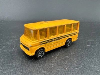 Corgi Juniors Mercedes Benz School Bus Yellow Gt Britain Chipped Up Play - Image 1 of 4