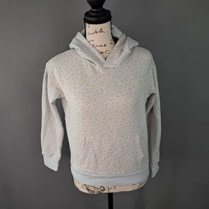 Polo Ralph Lauren Big Girls Floral Fleece Hoodie Blue Multi Size Large 12-14 - Picture 1 of 9