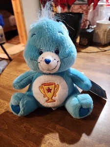 Vintage 2004 Care Bears - Champ Bear 7" Blue Trophy Bear - Bild 1 von 5