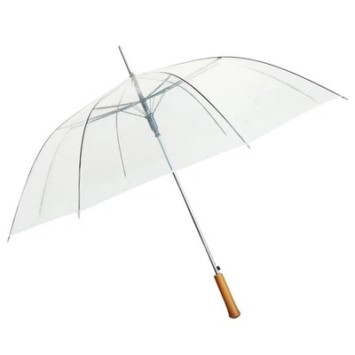 Paraguas de lluvia - Transparente - 48" a través - Transparente - Abierto automático - Ligero fuerte M... Foto 1 de 4