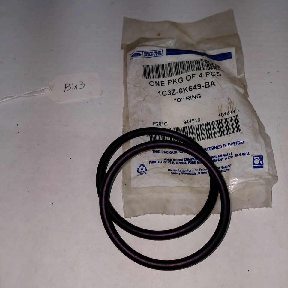 Engine Oil Cooler Gasket - Ford (1C3Z-6K649-BA) Lot Of 2 - Image 1 of 1