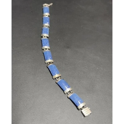 925 STERLING SILVER AND LAPIS LAZULI BRACELET SKY - Image 1 of 4