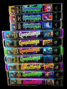 90’s Goosebumps VHS / Complete Set / R.L Stine / Vintage / Werewolf Skin / All 7 - Picture 1 of 22