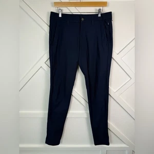 Pantalón Lululemon Commission Slim Fit Azul Marino Talla 32 Cintura 32 Largo - Imagen 1 de 9
