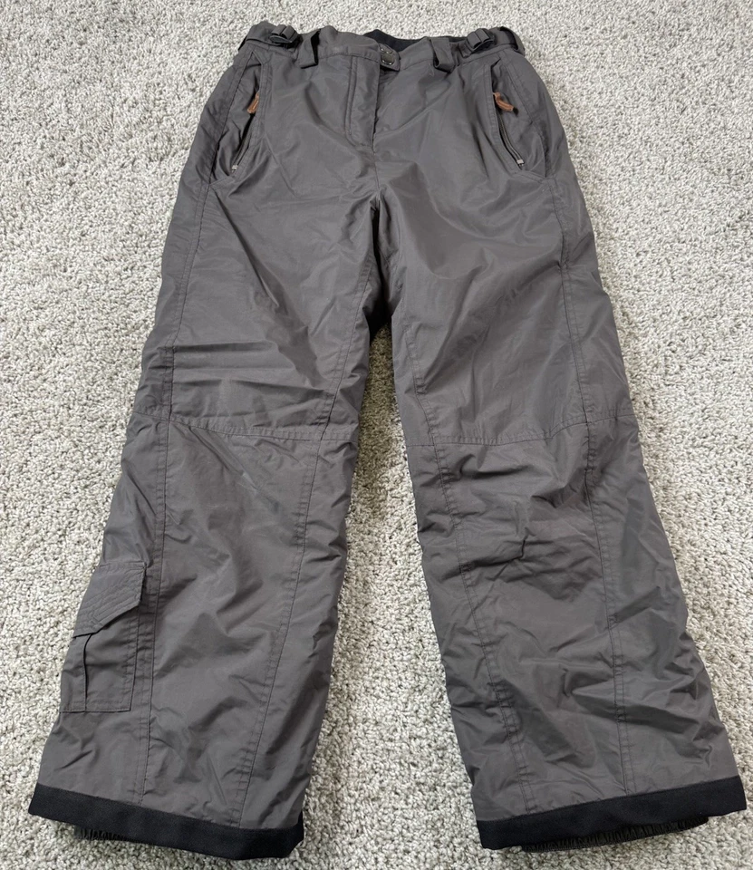 Columbia Convert Snow Pants Skiing Snowboarding Gray Pull On Kids Youth 10/12 - Image 1 of 4