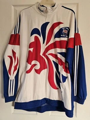 ADIDAS ORIGINALS MENS OLYMPIC TEAM GB JACKET 1996 ATLANTA SIZE XX-LARGE VINTAGE  - Image 1 of 4
