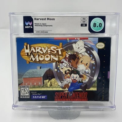 Harvest Moon SNES WATA 8.0 CIB 1997 Hecho en Japón Natsume Nintendo Raro Foto 1 de 4