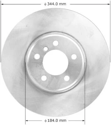 Rotor de freno de disco-Rotor de freno premium Bendix se adapta a Land Rover Range Rover 2003 Foto 1 de 4