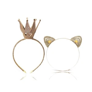 Girls Shiny Crown Hairband Princess Headband Headwear Wedding Birthday Gift G... - Picture 1 of 6