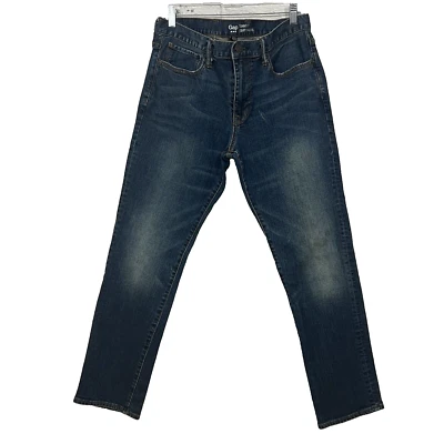 Gap Factory Men’s Skinny Fit Jeans Blue Medium Wash 36x32 I - Image 1 of 4