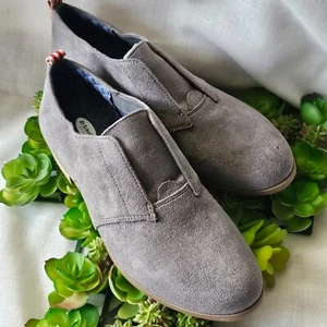 Zapatos de gamuza gris claro Dr. Scholl’s para mujer talla 6-1/2 M Rialta sin cordones Be Free - Imagen 1 de 9