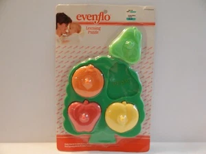 1986 Vintage Evenflo Baby Infant Learning Puzzle - Activity Toy - Picture 1 of 5