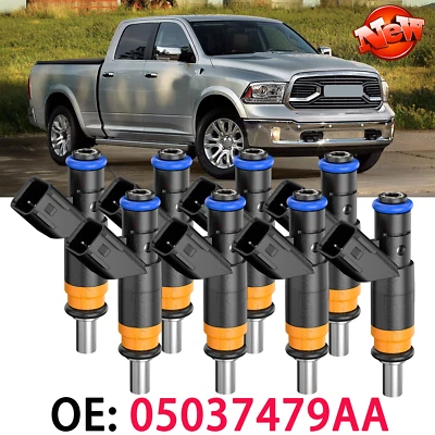 Inyector de combustible 8x nuevo 05037479AA para Ram 3500 2011-2015 2016 2017 5,7 L V8 Foto 1 de 4