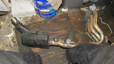 2014 suzuki gsxr750 exhaust muffler pile header - Image 1 of 2