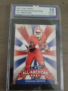 2017 Leaf Draft All-American, Deshaun Watson (Texans) ROOKIE!! Gem Mint 10 - Picture 1 of 2