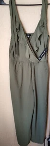 Olive Green Woman's Size Large Seejumpsuit - Picture 1 of 4