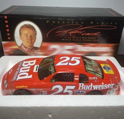 Ertl Budweiser 1:18 Scale Ricky Craven Monte Carlo  #25 Diecast Model Nascar  - Image 1 of 4