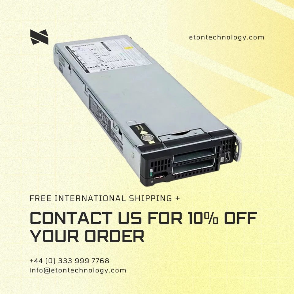 863442-B21 HPE ProLiant BL460c Gen10 2 X 5118 8 X 32GB 536FLB - Image 1 of 1