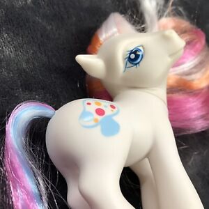 My Little Pony G3 Port-o-Bella Mushroom White + Blue Cutie Mark Hasbro 2002 Rare