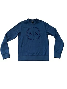 Felpa pullover Armani Exchange con logo cerchio anteriore XS 8NZM87Z9N1Z - Foto 1 di 4