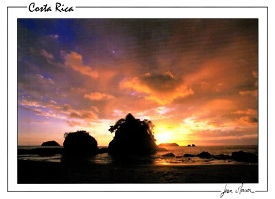 Закат Мануэль Антонио национальный парк Коста-Рика открытка - Изображение 1 из 2