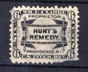 US Revenue Medicine Stamp RS57d FVF Wm. E. Clarke, watermarked ZAYIX 1224MAR005 - Picture 1 of 2