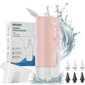 Kryzma 2-In-1 Ear Wax Remover Kit, Triple Jet Stream 3 Pressure Settings (PINK) - Picture 1 of 7