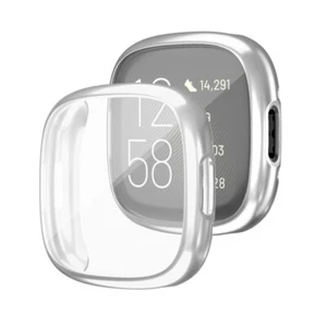 1PCS TPU Full Cover Screen Protector Soft Case Cover For Fitbit Versa4 - Photo 1 sur 19