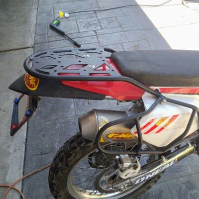 Black Rear Luggage Rack Cargo Holder For 2009-UP KLX250S KLX250SF Enduro Series - Image 1 of 4