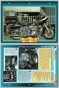 Harley-Davidson FLH74 Liberator - 1978 - Atlas Motorbike Fact File Card - Picture 1 of 1