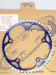 Plato TA Vento / 135 PCD 50 t - 8 / 9 velocidades (azul) / bicicleta NOS - Imagen 1 de 9