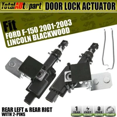 2x Power Door Lock Actuator 2Blades for Ford F-150 2001-2003 F-150 Heritage 2004 - Image 1 of 4