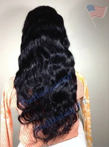 Body Wavy, FULL LACE WIG, 100% Virgin Human Hair, USA SELLER!  - Picture 1 of 10