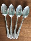 Wm. Rogers Silverplate Priscilla/Lady Ann Set Of 4 Serving Spoons 8.5"