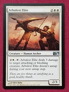Magic The Gathering 2012 CORE SET M12 ARBALEST ELITE white card MTG - Picture 1 of 2