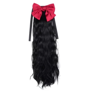 Strap-style Ponytail Wig Hair Bow for Women Bows Girls Miss Women's - Picture 1 of 12