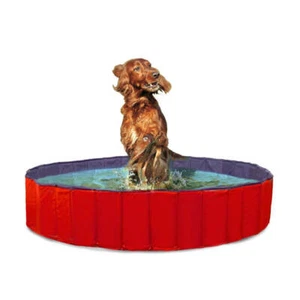 Karlie Hundepool Hundeplanschbecken DOGGY POOL Rot-Blau - Bild 1 von 1