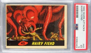 1962 Mars Attacks #42 Hairy Friend PSA 5 Set Break EZ218 - Picture 1 of 2