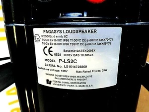 FEDERAL SIGNAL CORP. PEGASYS LOUDSPEAKER P-LS2C 1000V 25W - Picture 1 of 4