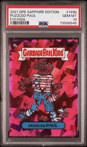 2021 GPK Sapphire S2 Puzzled Paul 149b Fuschia #75/75 PSA 10 Gem Mint Pop 1 - Picture 1 of 2