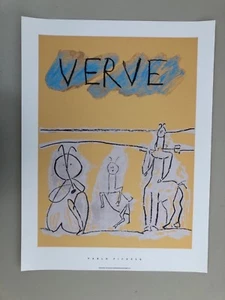 PICASSO,'COVER FOR VERVE MAGAZINE,1951' MEGA RARE 1996 SERIGRAPH - Bild 1 von 5