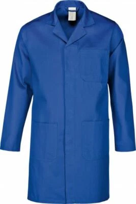 Arbeitsmantel Kittel Berufsmantel Laborkittel Mantel Berufskittel blau Gr XS-5XL - Bild 1 von 4
