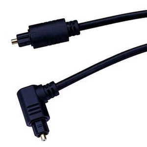 Bluejet Right-Angle Digital Optical Toslink Cable - 6 Ft Length (BJVP1017) - Picture 1 of 5