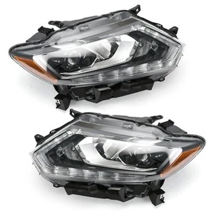 For 2014-2016 Nissan Rogue LED Headlights Headlamps Driver & Passenger Side Pair - Imagen 1 de 15