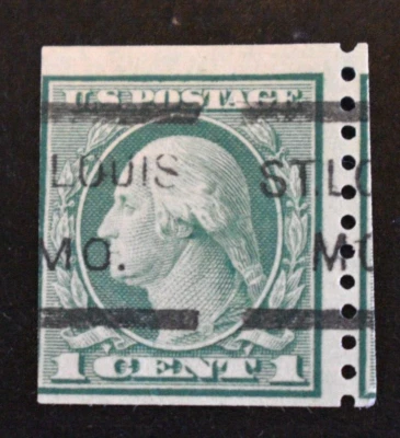 1916 US Stamps Scott Nos. 490 Precancels - Used - St. Louis, Missouri - Image 1 of 2